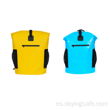 Mochila seca con cremallera impermeable al aire libre